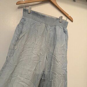 Bella Dahl Light Blue Wide-Leg Pants – Size 3